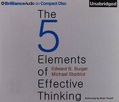 The Five Elements of Effective Thinking cover
